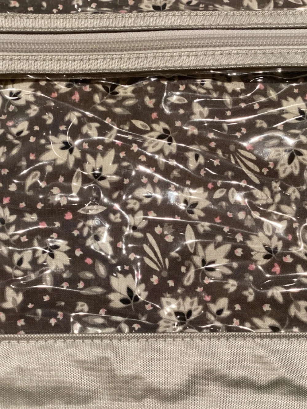 Vera Bradley 3-part toiletries bag